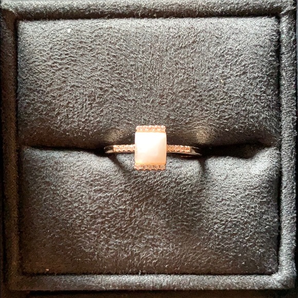 Melanie Auld Rectangular Moonstone Ring